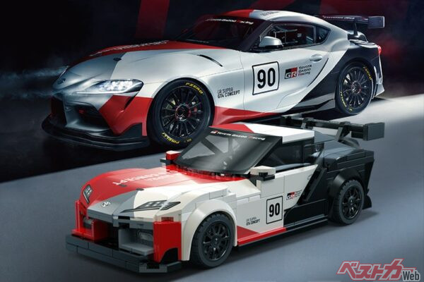 脅威の324ピース！　おとなの休日を“スープラ”で満たすトヨタ公認の『GRスープラ GT4』ブロックキット登場！　