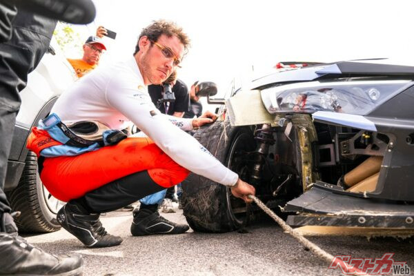 SS1でデイリタイアするも、最終日に爆走を見せ10点をもぎ取ったオリバー・ソルベルグ