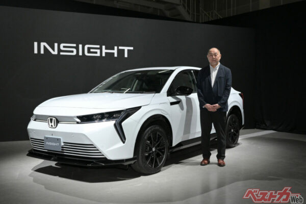 新型インサイトの開発を担当した本田技研工業・小池久仁LPL（開発責任者）は、中国専売車「e:NS2」の開発にも関わっている