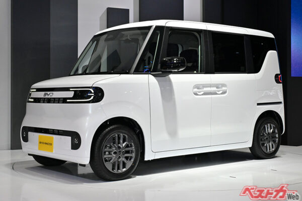 2026年夏に発売を予定しているBYDの軽BEV、ラッコ