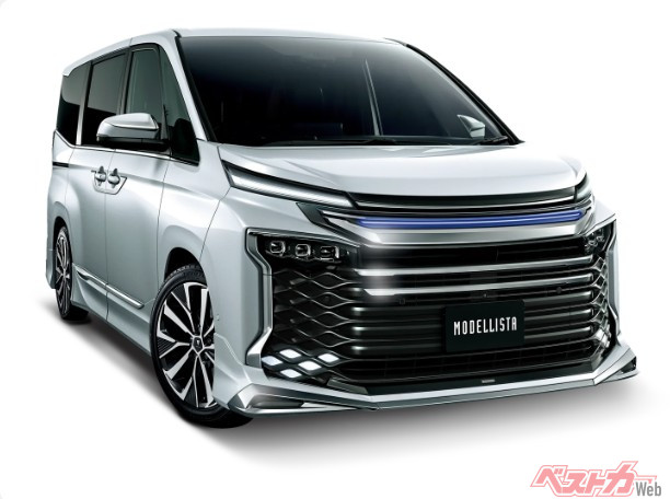 ノア／ヴォクシーにモデリスタの新カスタム登場!! シンプル外装＆光る内装の進化とは