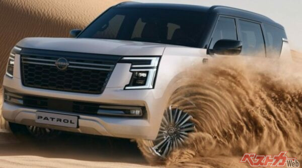 エアサスペンションとeダンパーの組み合わせにより、悪路ではしなやかに、高速ではフラットな乗り味を実現する