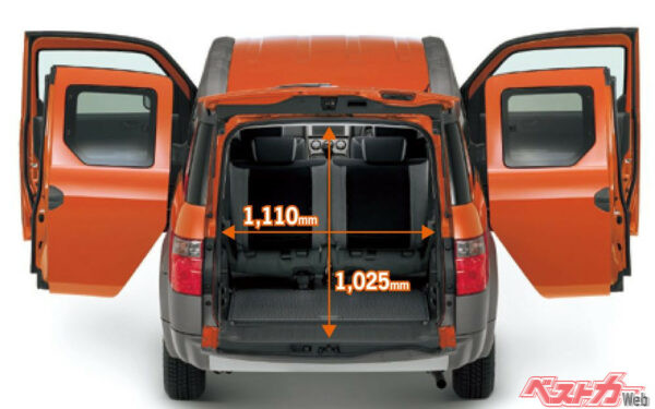 こんなに開くクルマそうそうない