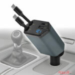 車内充電の悩み解決！　57W対応4in1巻き取り式チャージャー登場