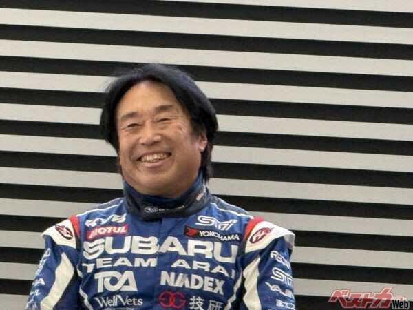 2026年12月で還暦を迎える新井敏弘選手だが、新たな挑戦のスタートを切れたことで、表情は明るい