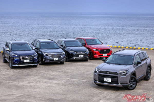 新型RAV4登場でさらに混迷＆大激戦!?　戦国時代のミッドサイズSUVを根こそぎ乗り比べ!!