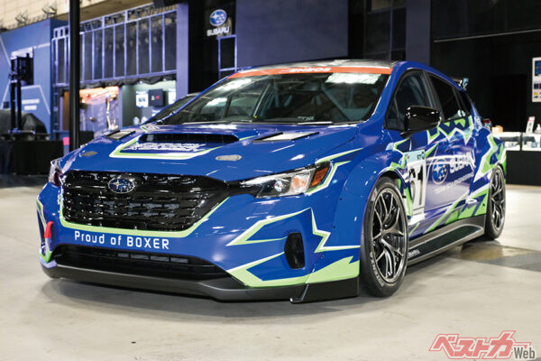 ジャパンモビリティショーで発表されたPerformance-B STI conceptは、ハイパフォーマンスXバージョンIIとしてスーパー耐久で鍛えられ市販を目指す