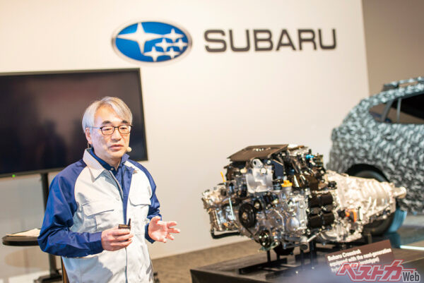 取締役専務執行役員兼CTOの藤貫哲郎氏がスバルのスポーツモデル復権を牽引する