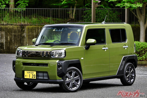 軽自動車には珍しい前席を楽しむことを中心に考えたタフト