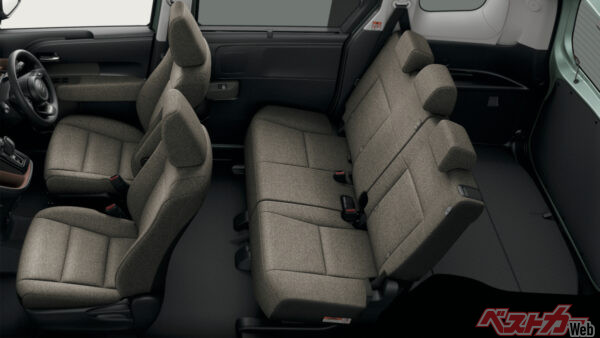 5人乗り仕様は乗員人数を省いた分、しっかりとラゲッジの扱いやすさを重視した考えられた1台だ