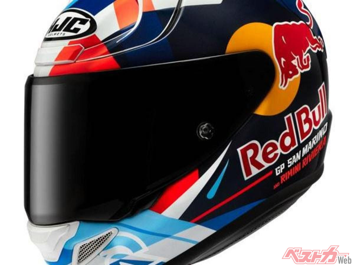 新製品】HJC、MotoGPの興奮を凝縮した「RPHA 12 RED BULL MISANO GP2