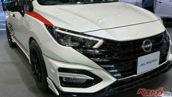 100馬力で2本出しマフラー!? タイ日産「アルメーラ」純正カスタムが日本にも欲しすぎる!!