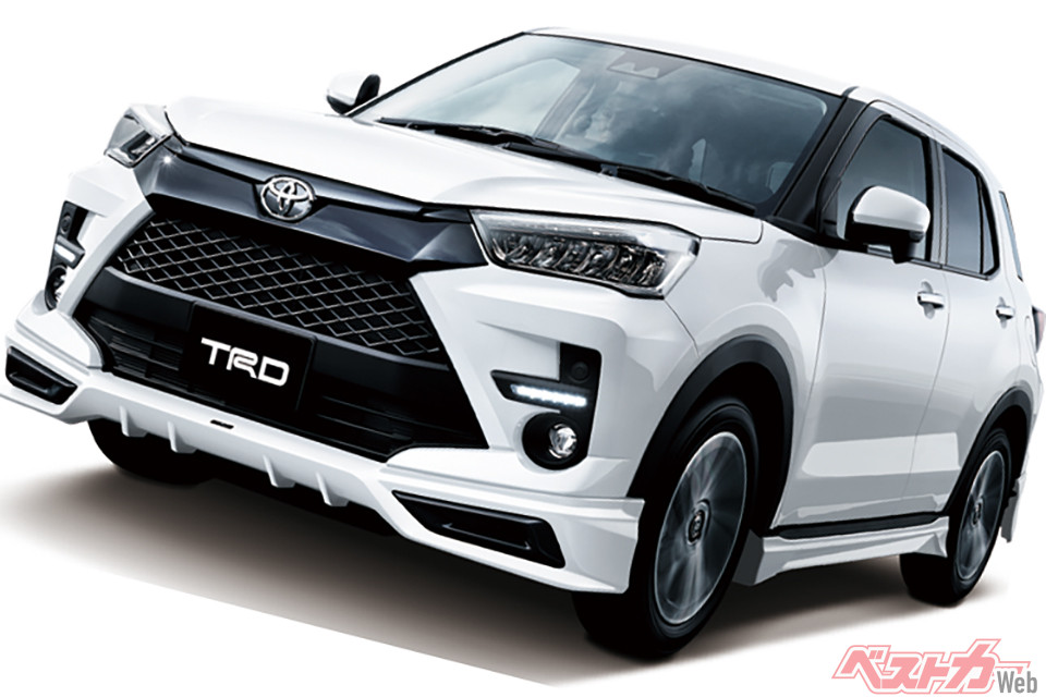 Even without a GR version, the Toyota Raize's TRD aero parts are surprisingly cool!