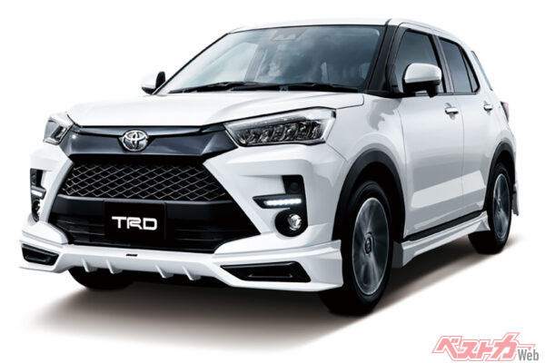 ライズにはGRパーツは設定されず、スポーティなTRDパーツが用意される