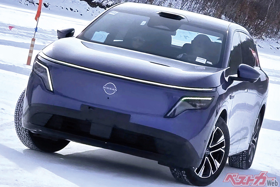 Nissan's Forbidden Fruit: NX8, N7, and Frontier Pro PHEV Tested in the Snow! A Glimpse into Nissan's Tech Prowess.