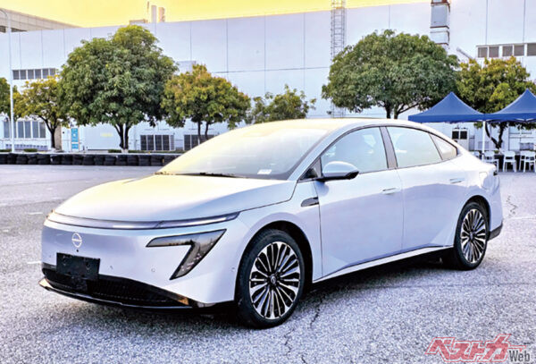 東風日産 N7。中国市場では発売1カ月で1万7千台以上を受注したEVセダン