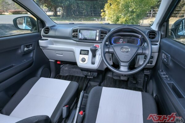 運転席まわりのしっかりとしたつくり。安全性もばっちりだ