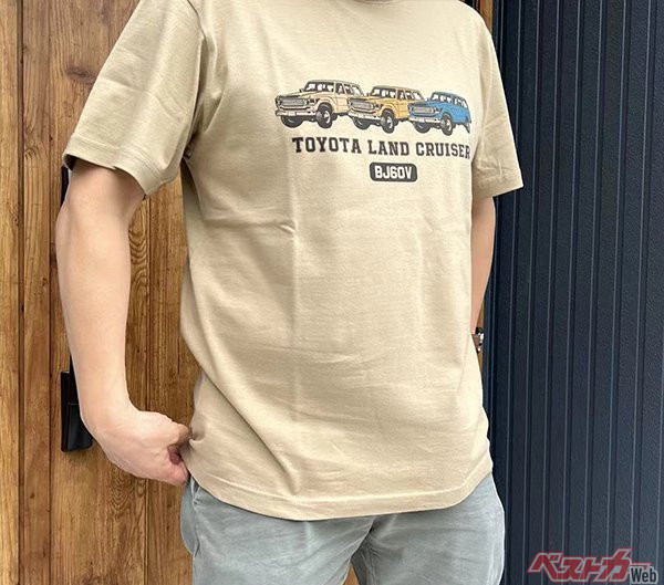 トヨタ公認ランクルTシャツ発売!!　成田空港で買える注目商品