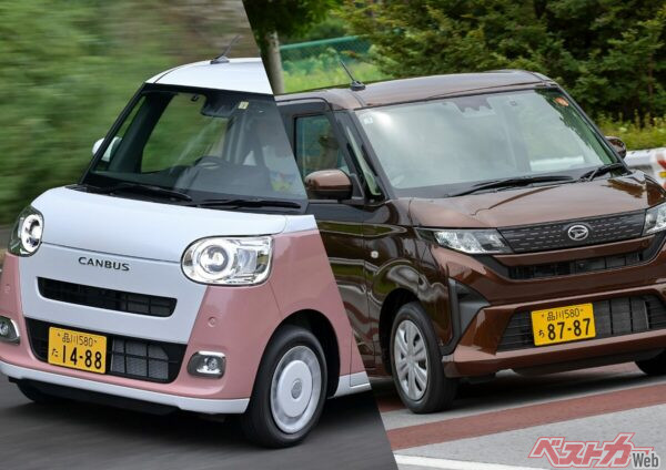 【ムーヴ兄弟対決】ムーヴキャンバスは7万円高いも両側電動スライドドア標準!!　値段重視ならムーヴか!?