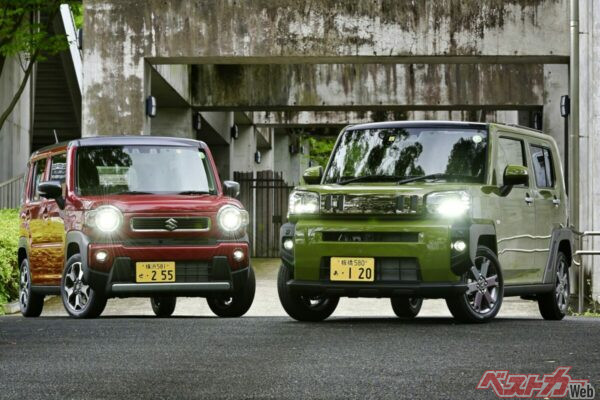 【タフトとハスラー比較】車中泊するならどっち!?　奥行きと積載性はハスラーだけど……