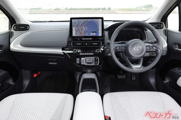 ドライブモードセレクトはエコを選択。ほかにもエコラン向けの運転技術を駆使した