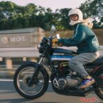 低身長バイク女子が乗りこなす、世界一小さいJ！カワサキZ400J