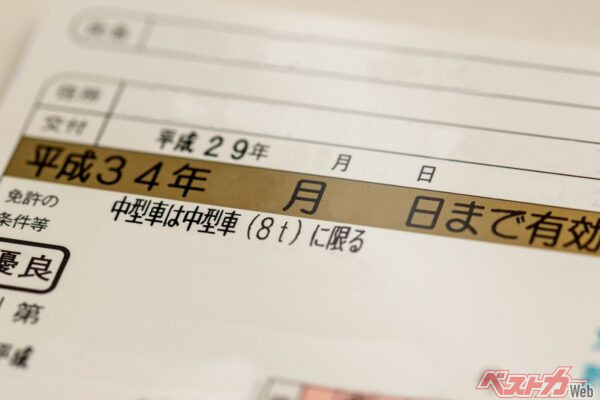 運転免許証には氏名や住所だけでなく、運転条件や優良ドライバー表示など多くの情報が記録されており、12桁の番号にもそれぞれ意味がある(眞@Adobe Stock)