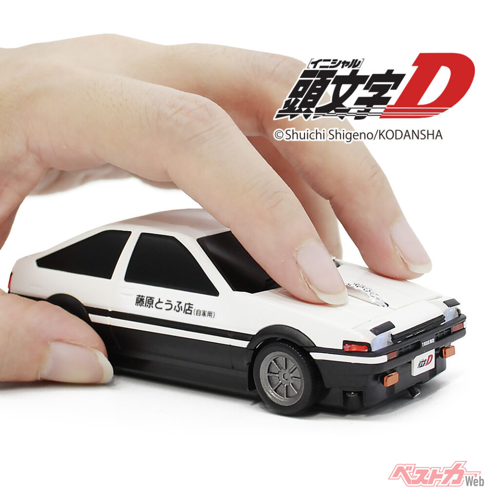 Initial D AE86 Wireless Mouse Released! Retractable Headlight Gimmick Sparks Buzz