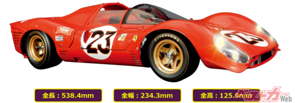 外観から内部まで1／8スケールで忠実に再現