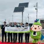 停電しても20日点灯！ 災害時に効く!! 厚真町に“消えない街路灯”登場