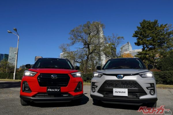 ライズはダイハツ ロッキーからのOEM車。実はフロントのデザインも違う