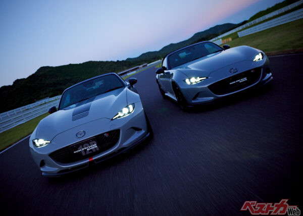 MAZDA SPIRIT RACING ROADSTERはロードスターRFに搭載される直4、2Lを搭載。このエンジンをポート研磨、専用プロファイルカムなどでチューンしたのが12Rだ