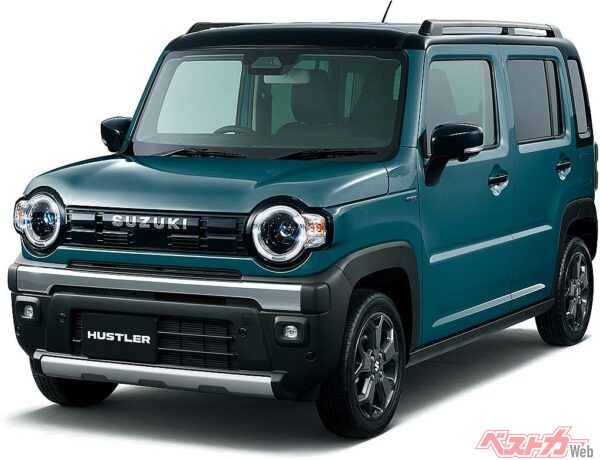 一方タフワイルドはグリルが「S」ではなく「SUZUKI」に