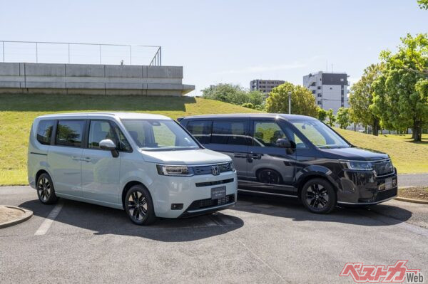 2025年5月に追加された「AIR EX」と「e:HEV SPADA PREMIUM LINE BLACK EDITION」