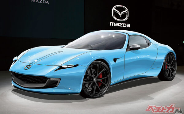ベストカー編集部が作成した次期型マツダ RX-7の予想CG
