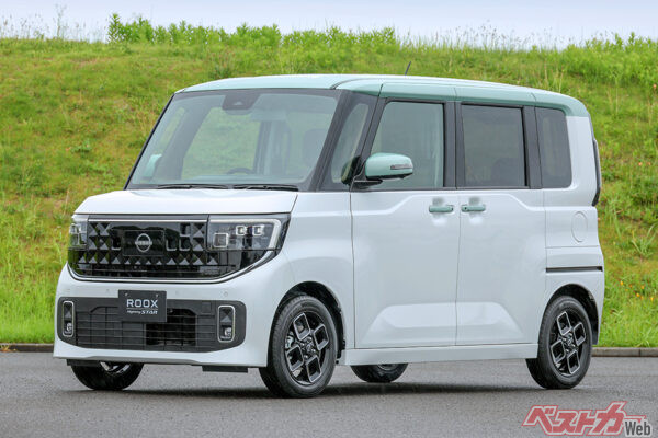 日産 ルークス(2025年9月デビュー)。全長3395×全幅1475×全高1785mm