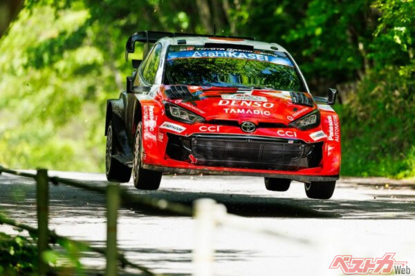 SS1から不運な勝田。SS3でも事前情報と路面コンディションが一致せずタイムロスと厳しいDAY1だった