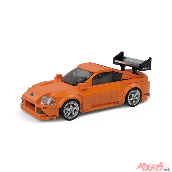 伝説のA80スープラがブロック化！　デスクに飾れる公式モデル登場!!