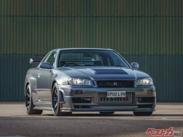 最も高額な予想落札価格になると言われたSkyline GT-R CRS by NISMO。最終的に予想を下回る約8670万円で落札される結果となった。