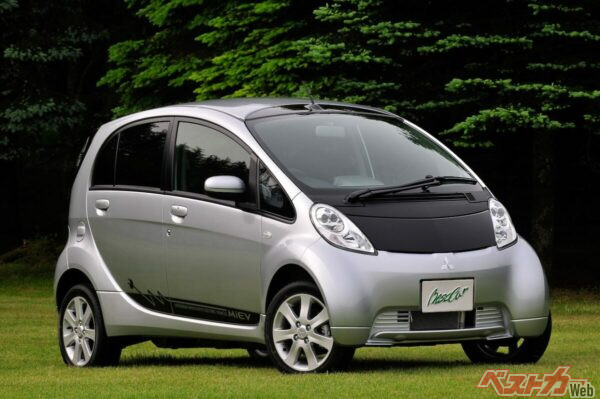 i-MiEVはリチウムイオン二次電池を用いた世界初の量産電気自動車として、2009年から2021年まで長き渡り販売された