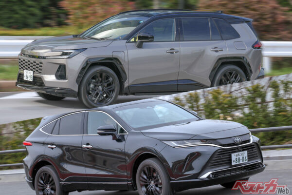 ハリアー対RAV4!!　同じトヨタSUVでも“都会派”を選ぶならどっちが幸せ？