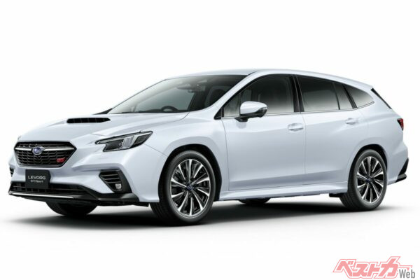 今回改良が発表されたスバル レヴォーグ。画像のグレードはSTI Sport EX