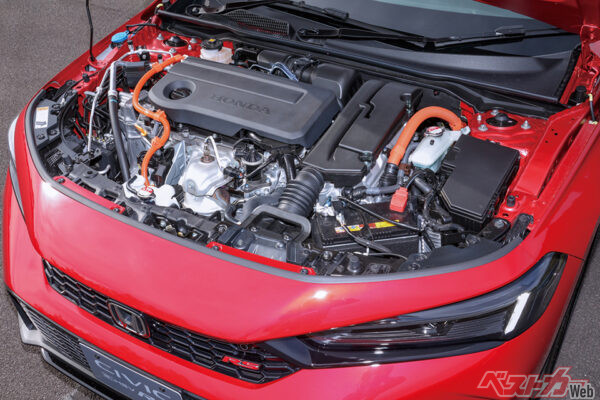 e:HEVのパワーユニットは標準グレード車と同じだが、S+シフトでスポーティ感が増した