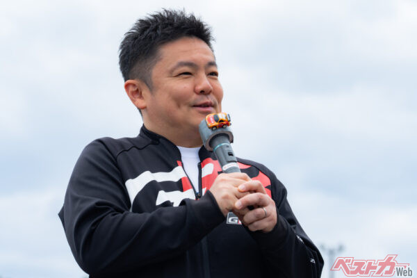 GRカンパニーの高橋智也プレジデント、いつもニコニコ、メディアの人気者