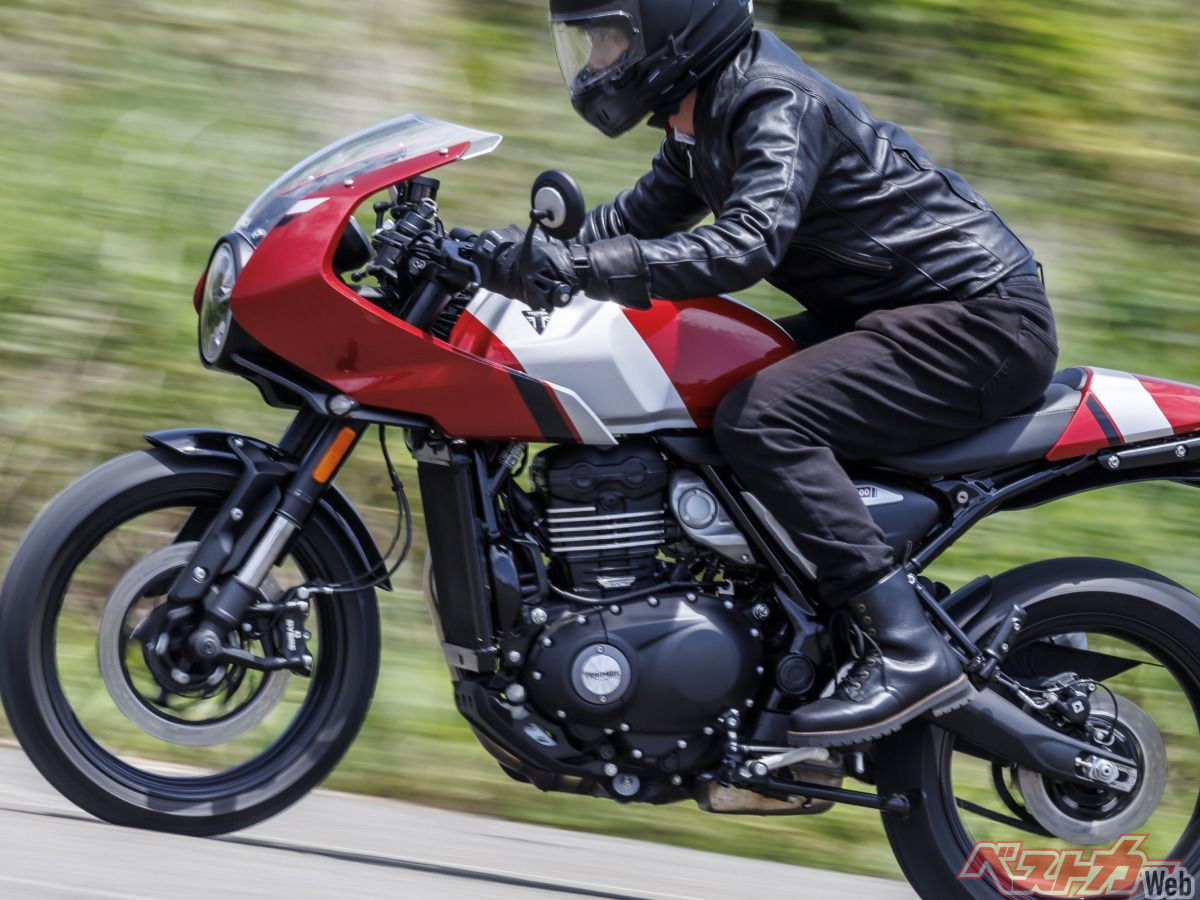 試乗】トライアンフ新型「スラクストン400」インプレ！ 普通二輪免許で