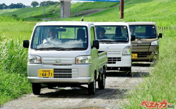 スバルサンバー、ホンダアクティは生産終了してしまったが、日本の農道はまだまだ軽トラ！