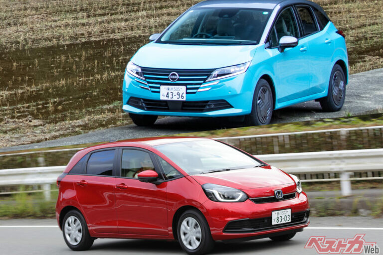 ノートとフィットを買うならどっち？ e-POWERとeの違いを価格と燃費で比較!!