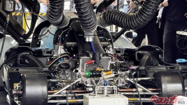 TR010ハイブリッドからハイブリッドを除いたV6、3.5ℓターボの水素レーシングエンジンを搭載
