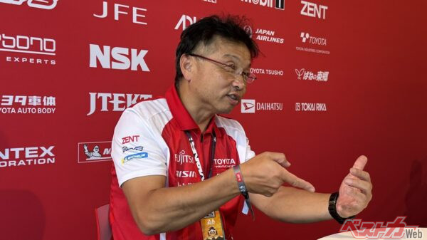 現場のエンジニアを指揮するパワートレーンカンパニーの上原隆史プレジデント