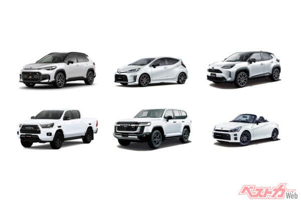 現在のGR SPORTはランドクルーザー300、RAV4、カローラクロス、コペンなど限られた車種にしか設定されていない